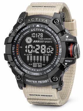 Invicta Activa Digital Sport Watch 56 mm - Beige Strap - ACW8020-002